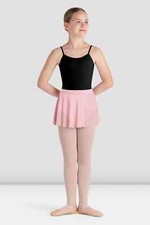 Bloch dance girls Sadie mesh skirt velvet waistband CR5221 Candy Pink