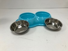Dog Cat Double Bowl Puppy Food