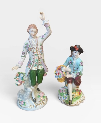 Pair antique sitzendorf - antique,