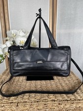 Enny black leather vintage handbag shoulder bag
