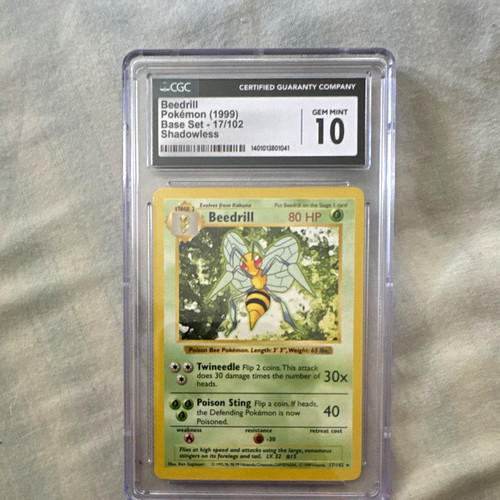 Cgc gem mint beedrill - 10,
