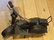 Metal Bronze Coloured Moped Scooter Ornament