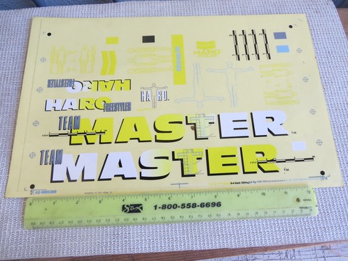 Haro master freestyler decals - haro,