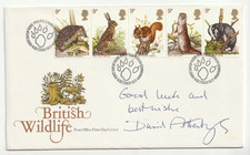 David attenborough hand signed - attenborough,