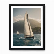 Sailing Yachts In The Ocean