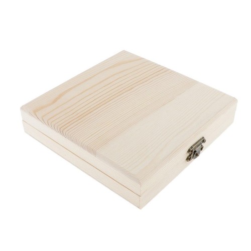Wooden tea box chest jewelry - box,