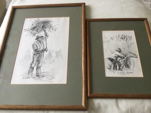 Two jan milsom original - ink, &