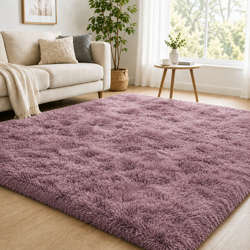 Fluffy rugs anti - rugs, anti-slip