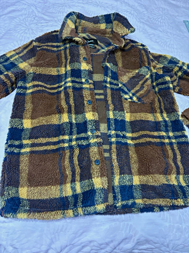 Pull bear plaid - fleece, jacket