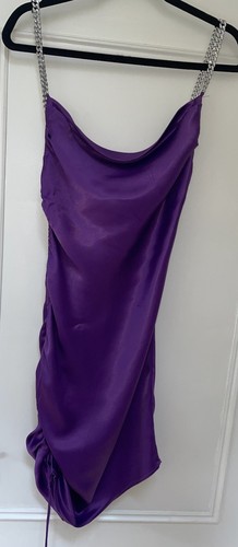 Zara purple satin - purple,