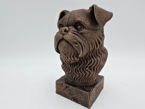 Brussels griffon bust - brussels,