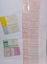 GRATEFUL DEAD  JERRY GARCIA BAND 10 CONCERT TICKET STUB LOT 1979 -81 SF Berkeley