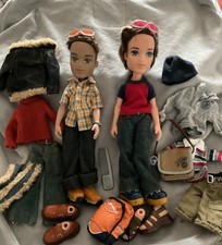 2003 Bratz Boyz  Nu-Cool Dylan & Koby Dolls, Clothes, Accessories Nr Complete