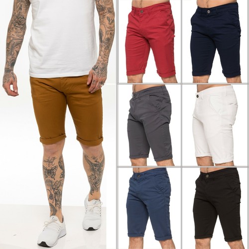 Enzo mens chino shorts - mens,