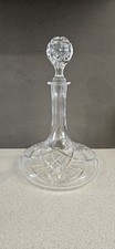 Vintage Heavy Glass Flat Wide