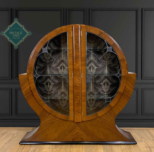 Art deco display cabinet - art,