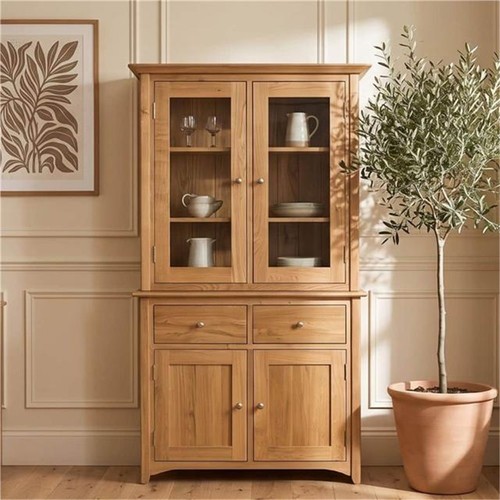Solid oak small - dresser,, louis