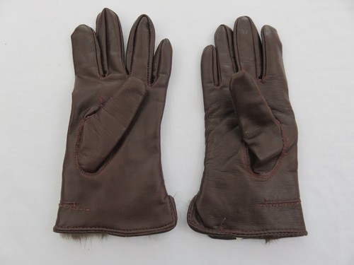 Lovely dark brown faux leather - dark,