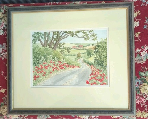 Signed framed orignal - signed,
