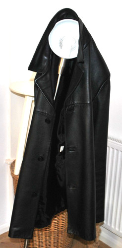 Johenic leather jacket black - leather, jacket-