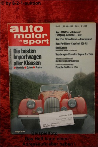 Auto motor sport bmw - 7/80, *