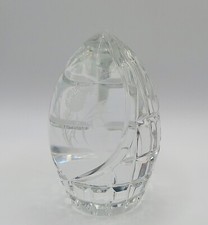 Vintage Large Heavy Caithness Glass Scottish Thistle Glass Paperweight