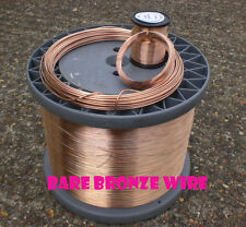 solid bronze wire 0.2mm - 2.00mm 50grams  uncoated