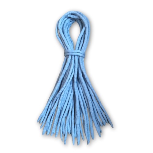 Light blue felted - blue, wool
