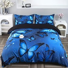 Blue butterfly starry - starry, sky