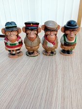 PG Tips Chimp Monkey Set of 4 Vintage Egg Cups 