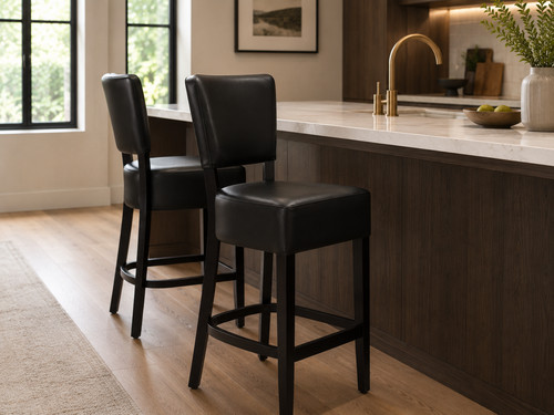 Nook highchair black - black, faux