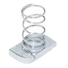 BOX OF 90x M6 LONG SPRING GALVANISED CHANNEL NUTS (197#E)