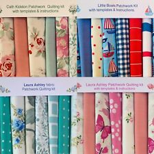 PATCHWORK QUILTING KITS  + INSTRUCTIONS - 20 kits! Laura Ashley
