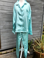 Womens satin feel pyjamas