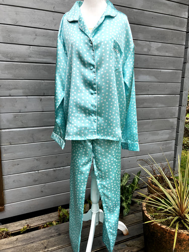 Womens satin feel pyjamas