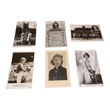 Vintage 6 Postcards Royal
