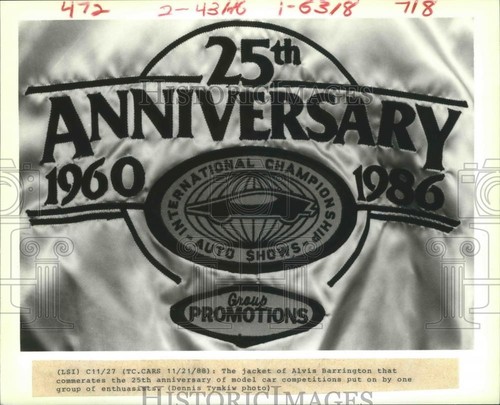 1988 press photo commemorative - photo,