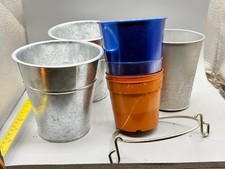 JOB LOT GALVANISED PLANT POTS