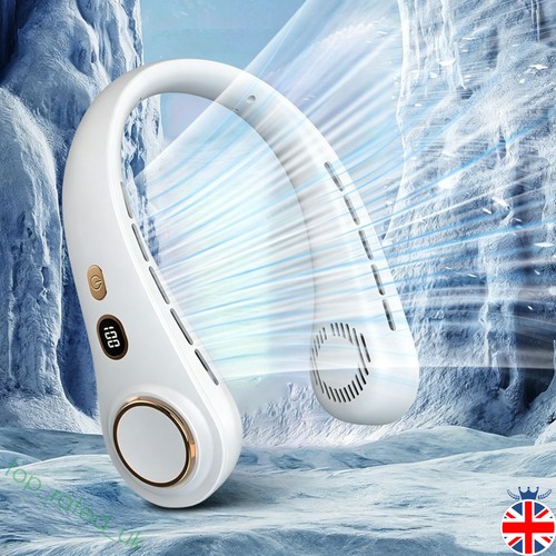 Portable bladeless neck fan - portable,