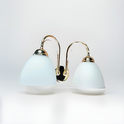 Double wall light - wall, glass
