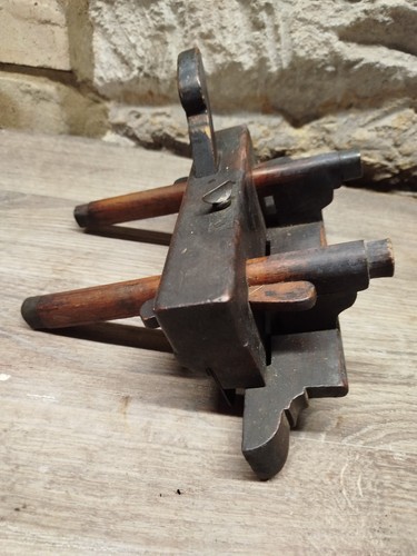 Vintage wooden plough plane - plough,