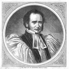 Rev. Dr Robert Bickersteth Bishop of RIPON - Antique Print 1857