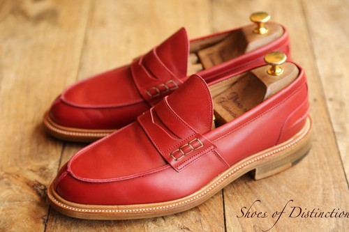 Trickers james red leather - trickers,