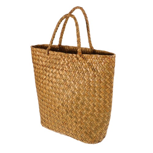 Handwoven straw tote - handwoven, bag
