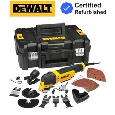Dewalt DWE315KT 240V Corded Oscillating Multi Tool in T-Stak Kitbox +37 Acc Set