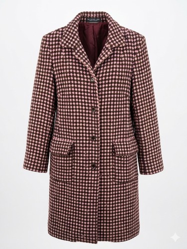 Boden wool coat brown pink - 14,