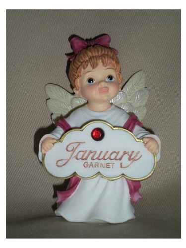 Birthstone angel figurine - figurine,