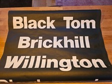 Vintage Bus Destination Blind