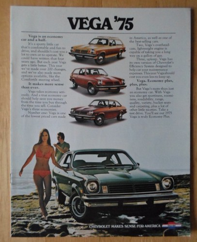 Chevrolet vega 1975 range usa - vega,