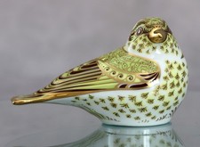 Royal Crown Derby 'Chiffchaff' Paperweight 1st Quality Gold Stopper 2021